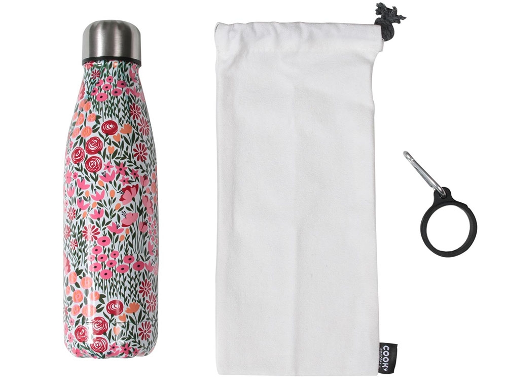 Θερμός Bottle With Carabiner Clip And Travel Cover Ka4650
