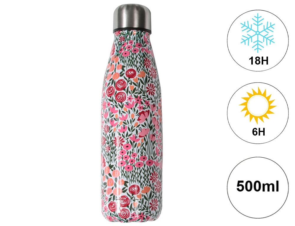 Θερμός Bottle With Carabiner Clip And Travel Cover Ka4650