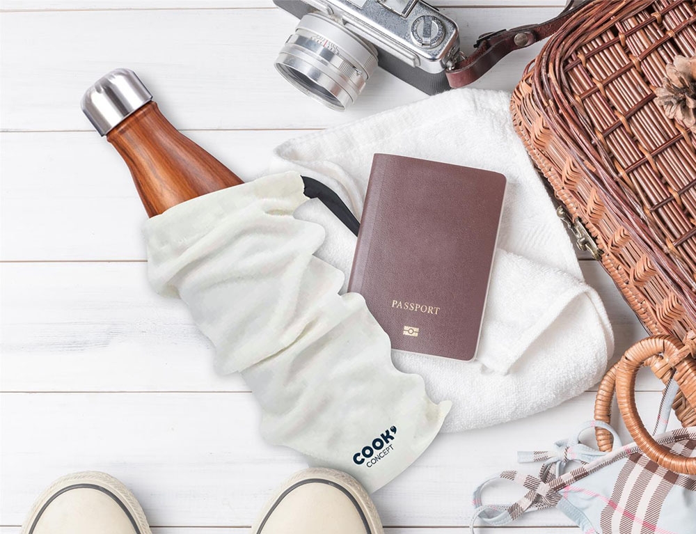 Θερμός Bottle With Carabiner Clip And Travel Cover Ka4655