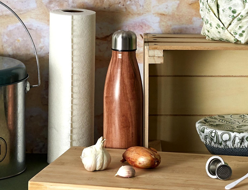 Θερμός Bottle With Carabiner Clip And Travel Cover Ka4655