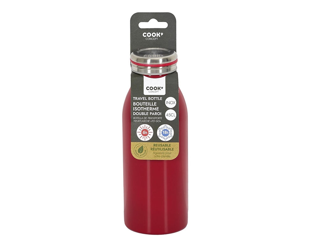 Θερμός Insulated Travel Bottle 45Cl Red Ka4806
