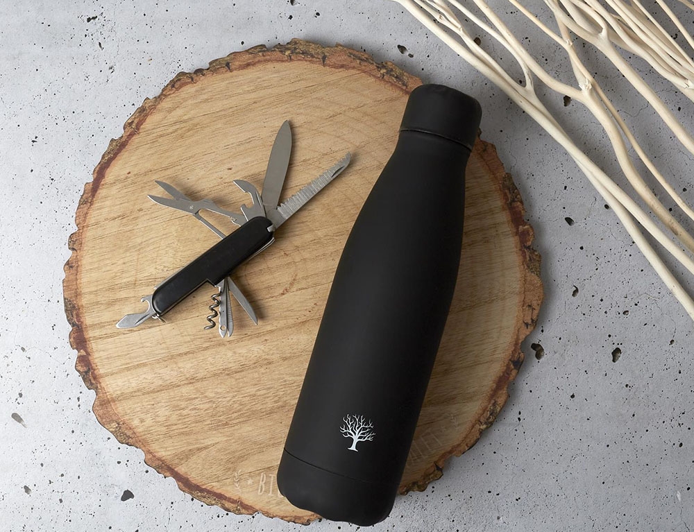 Θερμός Insulated Water Bottle And Multiuse Knife Set Ka54