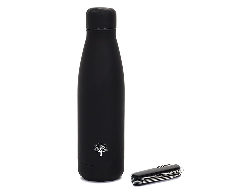 Θερμός Insulated Water Bottle And Multiuse Knife Set Ka54