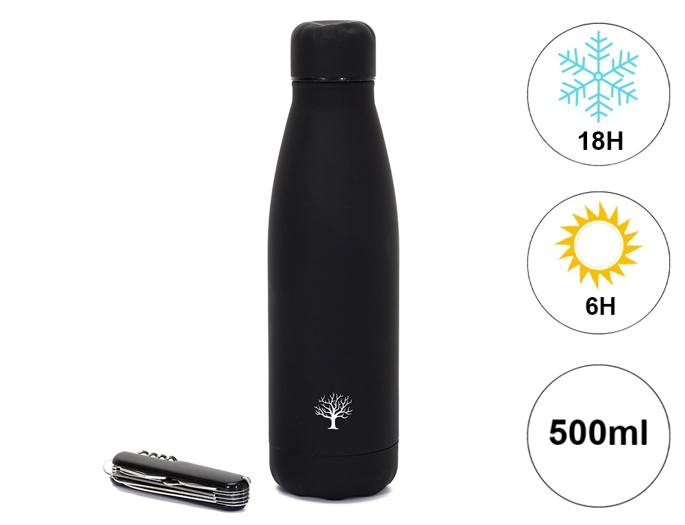 Θερμός Insulated Water Bottle And Multiuse Knife Set Ka54