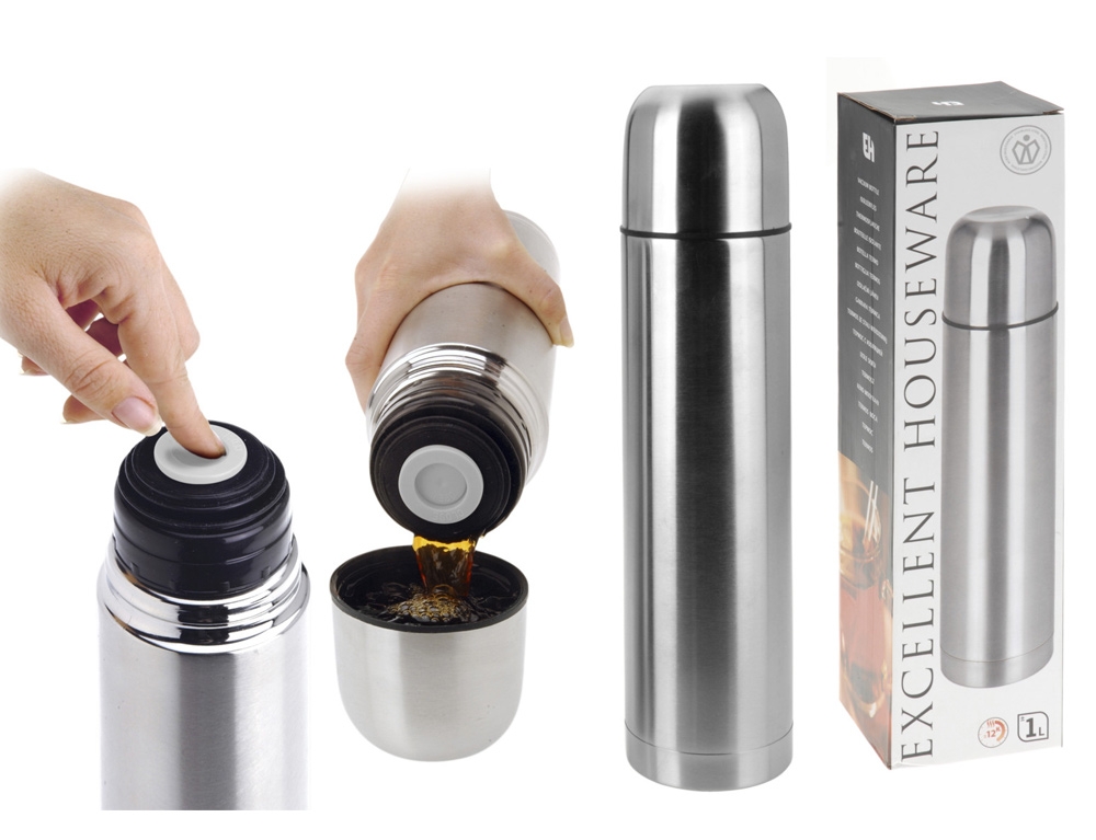 Θερμός Vacuum Flask Eh 1 Liter Rvs 170700000