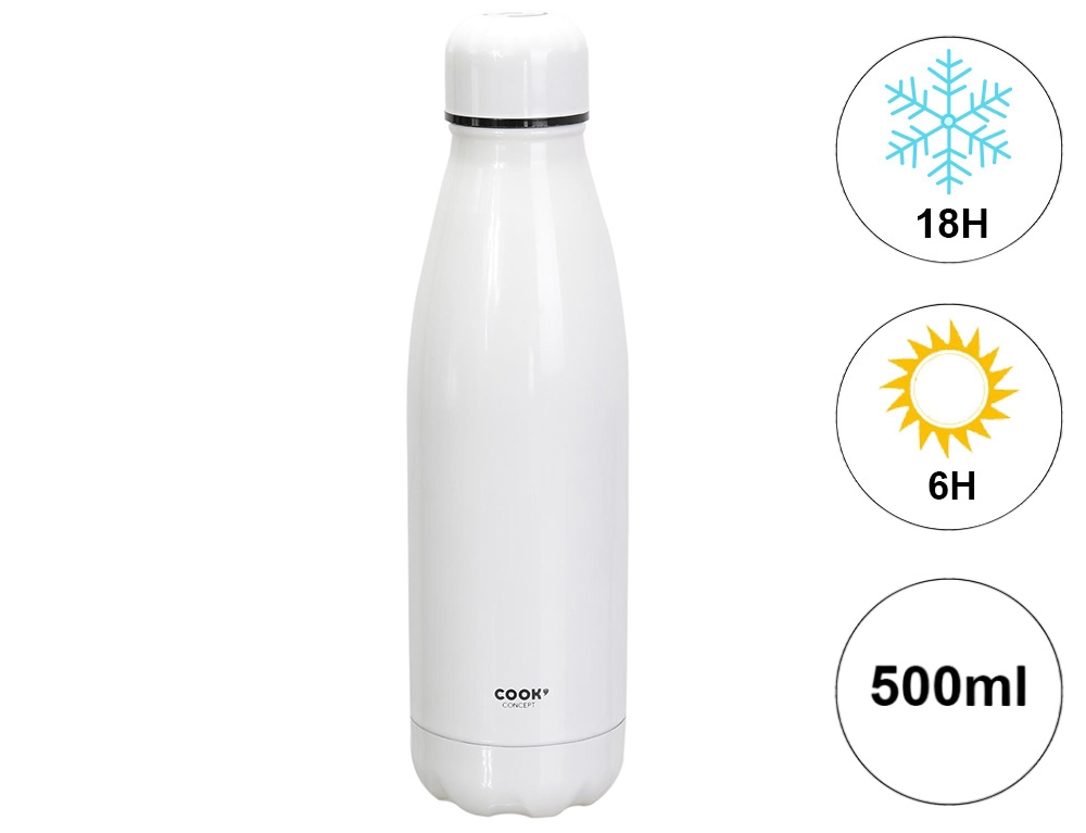 Θερμός White Travel Bottle 50Cl Ka4637
