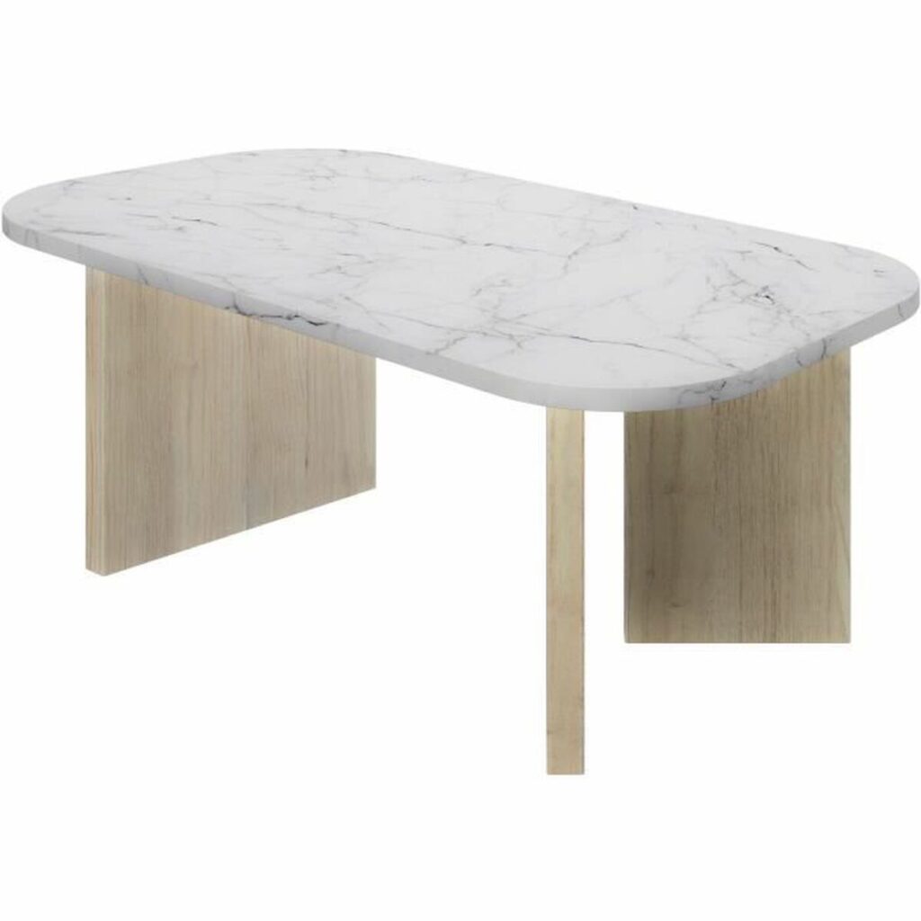 Τραπεζάκι Καφέ Λευκό 105 x 58 x 39 cm