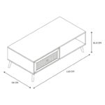 Τραπεζάκια Σαλονιού Bali Coffee Table A1/M1 Hd7458