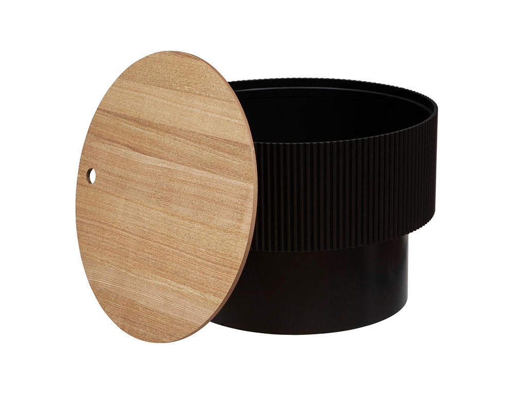 Τραπεζάκια Σαλονιού Enola Blk Trunk Coffee Table Atmosphera 197741B