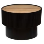Τραπεζάκια Σαλονιού Enola Blk Trunk Coffee Table Atmosphera 197741B