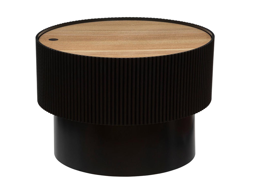 Τραπεζάκια Σαλονιού Enola Blk Trunk Coffee Table Atmosphera 197741B