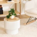 Τραπεζάκια Σαλονιού Enola Wh Side Table Atmosphera 197740C