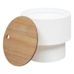Τραπεζάκια Σαλονιού Enola Wh Side Table Atmosphera 197740C