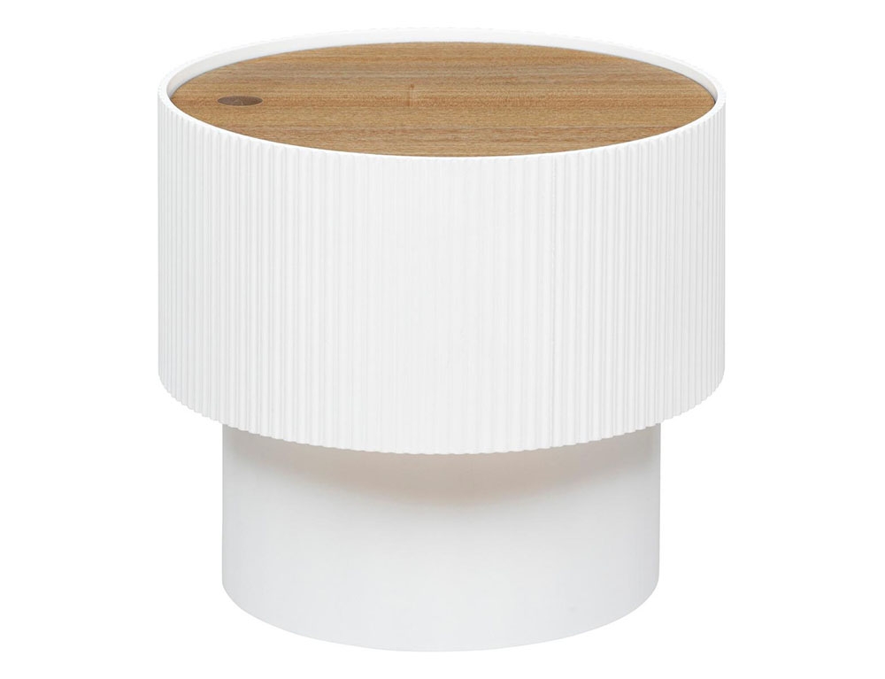 Τραπεζάκια Σαλονιού Enola Wh Side Table Atmosphera 197740C