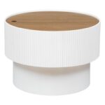 Τραπεζάκια Σαλονιού Enola Wht Trunk Coffee Table Atmosphera 197741A