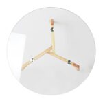 Τραπεζάκια Σαλονιού Glass Round Table Diam 80Cm Hd3800