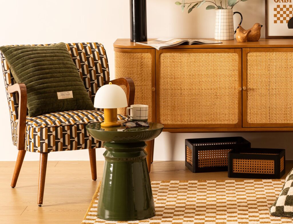 Τραπεζάκια Σαλονιού Jaya Grn Totem Met Side Table Atmosphera 197799B