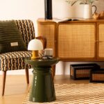 Τραπεζάκια Σαλονιού Jaya Grn Totem Met Side Table Atmosphera 197799B