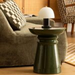 Τραπεζάκια Σαλονιού Jaya Grn Totem Met Side Table Atmosphera 197799B