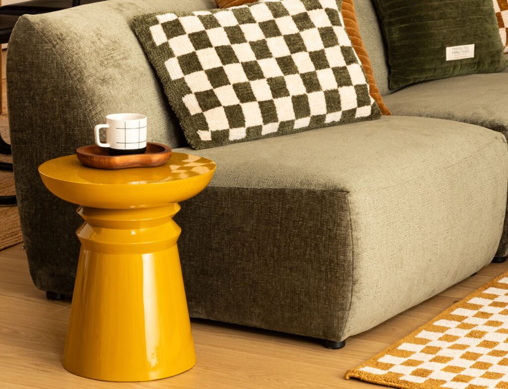 Τραπεζάκια Σαλονιού Jaya Mtd Totem Met Side Table Atmosphera 197799A