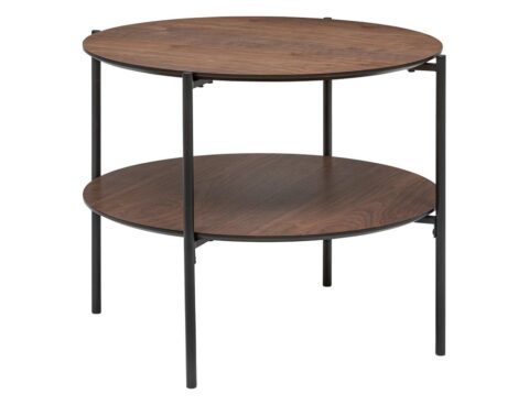 Τραπεζάκια Σαλονιού Kemi Rnd Waln Coffee Table Atmosphera 197756A