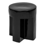 Τραπεζάκια Σαλονιού Kriz Blk Totem Crmc Side Table Atmosphera 197888A