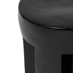 Τραπεζάκια Σαλονιού Kriz Blk Totem Crmc Side Table Atmosphera 197888A