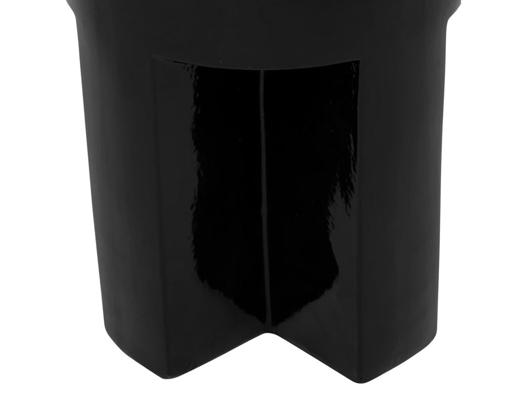 Τραπεζάκια Σαλονιού Kriz Blk Totem Crmc Side Table Atmosphera 197888A