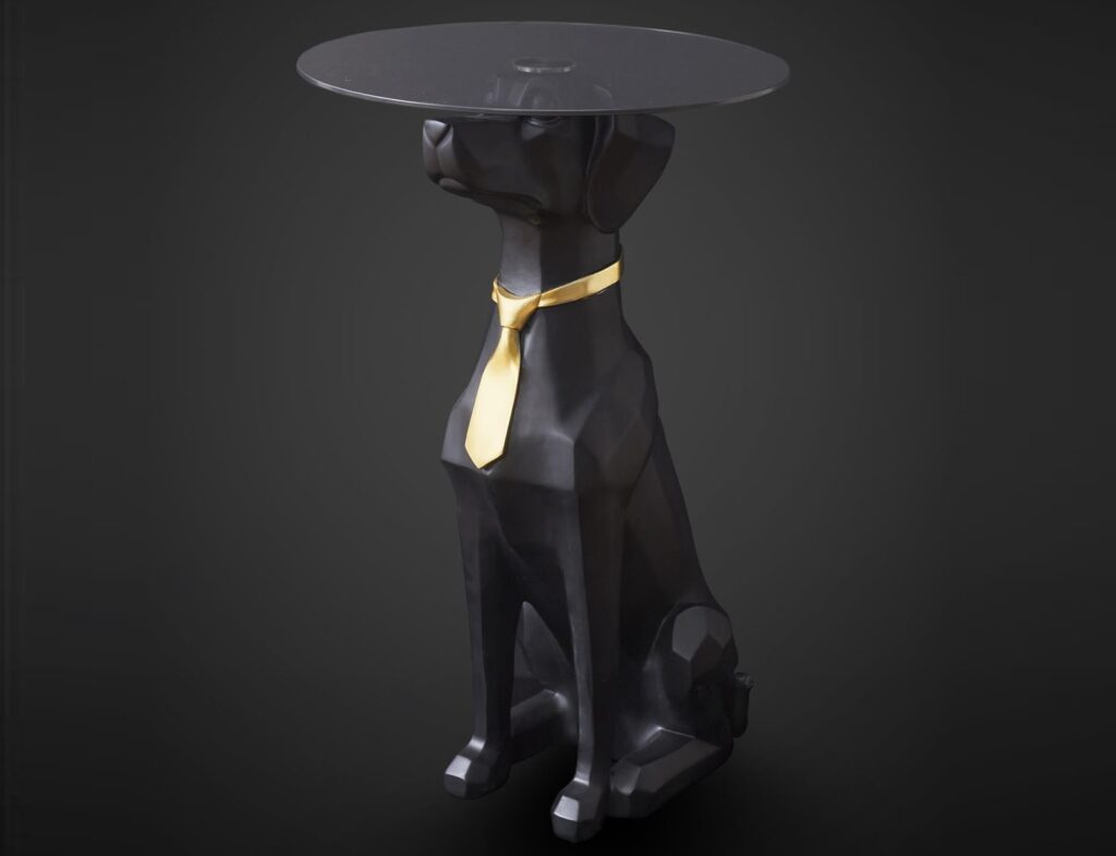 Τραπεζάκια Σαλονιού Seated Dog Sculpture Hd1303