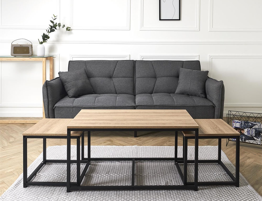 Τραπεζάκια Σαλονιού Seattle Low Table X3 M1 A1/M1 Hd6579