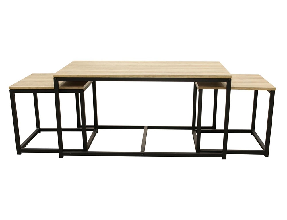 Τραπεζάκια Σαλονιού Seattle Low Table X3 M1 A1/M1 Hd6579