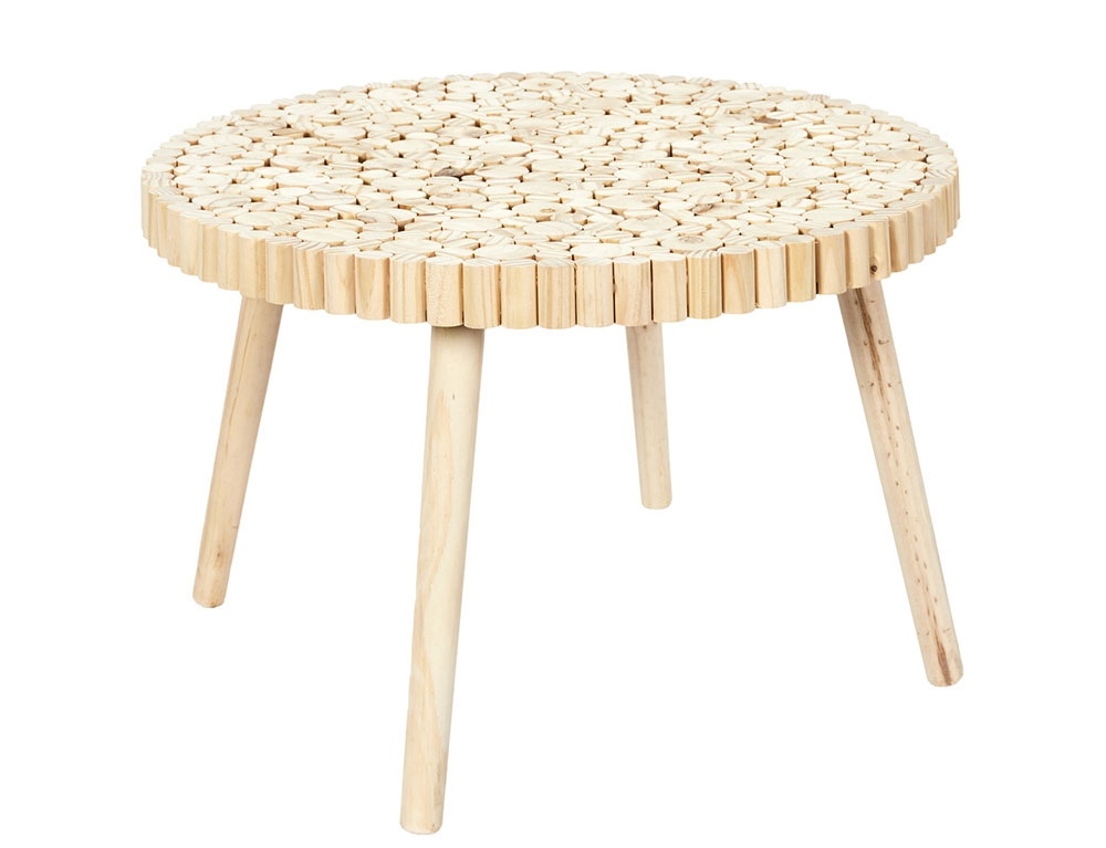 Τραπεζάκια Σαλονιού Table Basse Rondin D60Cm M1 Hd5206
