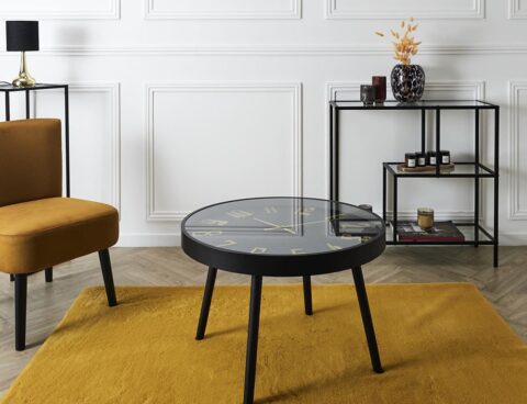 Τραπεζάκια Σαλονιού Table Clock Lounge D70Cm Hd0126