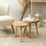 Τραπεζάκια Σαλονιού Table Gigogne Rondin X2 M1 Hd5208