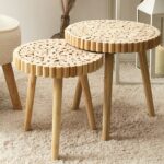 Τραπεζάκια Σαλονιού Table Gigogne Rondin X2 M1 Hd5208