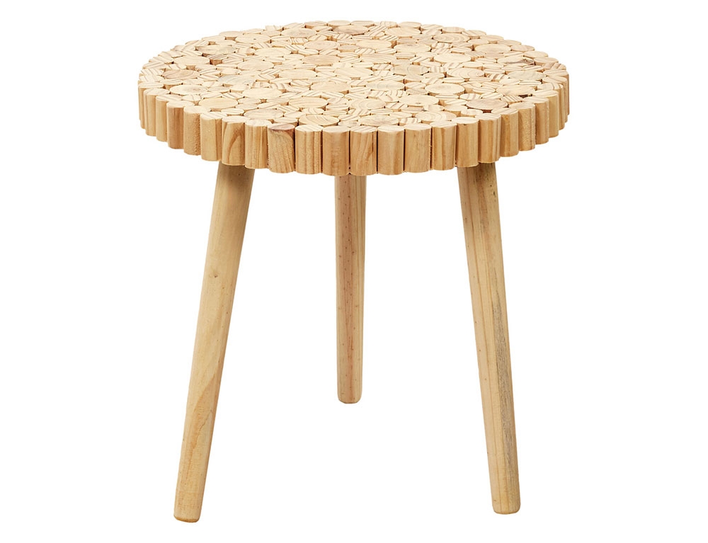 Τραπεζάκια Σαλονιού Table Gigogne Rondin X2 M1 Hd5208