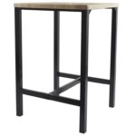 Τραπεζαρίες Table Mange Debout Et 2 Tabourets Loka M1 Hd0210Cr