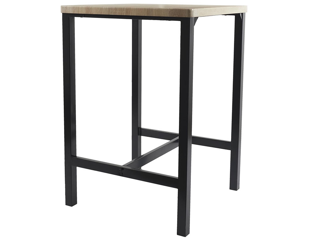Τραπεζαρίες Table Mange Debout Et 2 Tabourets Loka M1 Hd0210Cr