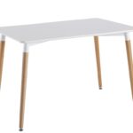 Τραπεζαρίες White Table 115X75Cm Hd3211