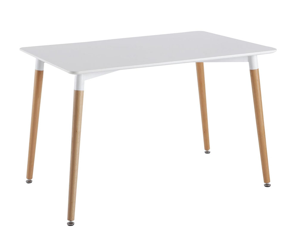 Τραπεζαρίες White Table 115X75Cm Hd3211