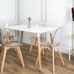 Τραπεζαρίες White Table 115X75Cm Hd3211