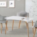 Τραπεζαρίες White Table 115X75Cm Hd3211