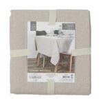 Τραπεζομάντηλα & Πετσέτες Δειπνου Beige Cotton Tablecloth 140X250Cm Tx8193