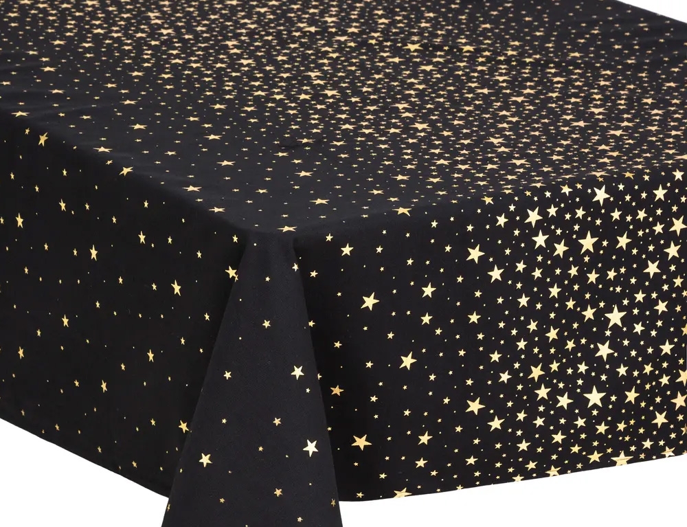 Τραπεζομάντηλα & Πετσέτες Δειπνου Cotton Tablecl Stars Gold 140X240 Atmosphera 16960