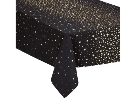Τραπεζομάντηλα & Πετσέτες Δειπνου Cotton Tablecl Stars Gold 140X240 Atmosphera 16960
