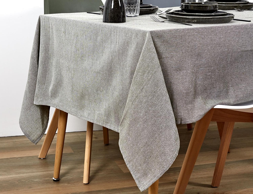 Τραπεζομάντηλα & Πετσέτες Δειπνου Cotton Tablecloth Olive Green Tx8191