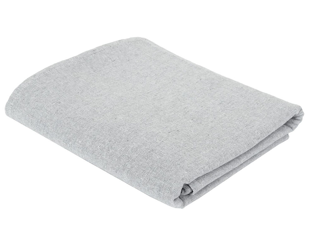 Τραπεζομάντηλα & Πετσέτες Δειπνου Grey Cotton Tablecloth 140X250Cm Tx8192