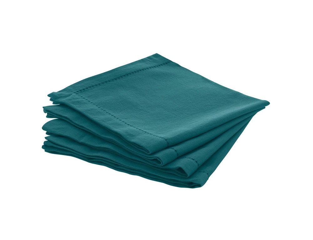 Τραπεζομάντηλα & Πετσέτες Δειπνου Napkin Chambray Blue X4 Atmosphera 146341Q