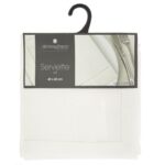 Τραπεζομάντηλα & Πετσέτες Δειπνου Napkin Chambray White X4 Atmosphera 146341Z