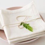 Τραπεζομάντηλα & Πετσέτες Δειπνου Napkin Chambray White X4 Atmosphera 146341Z